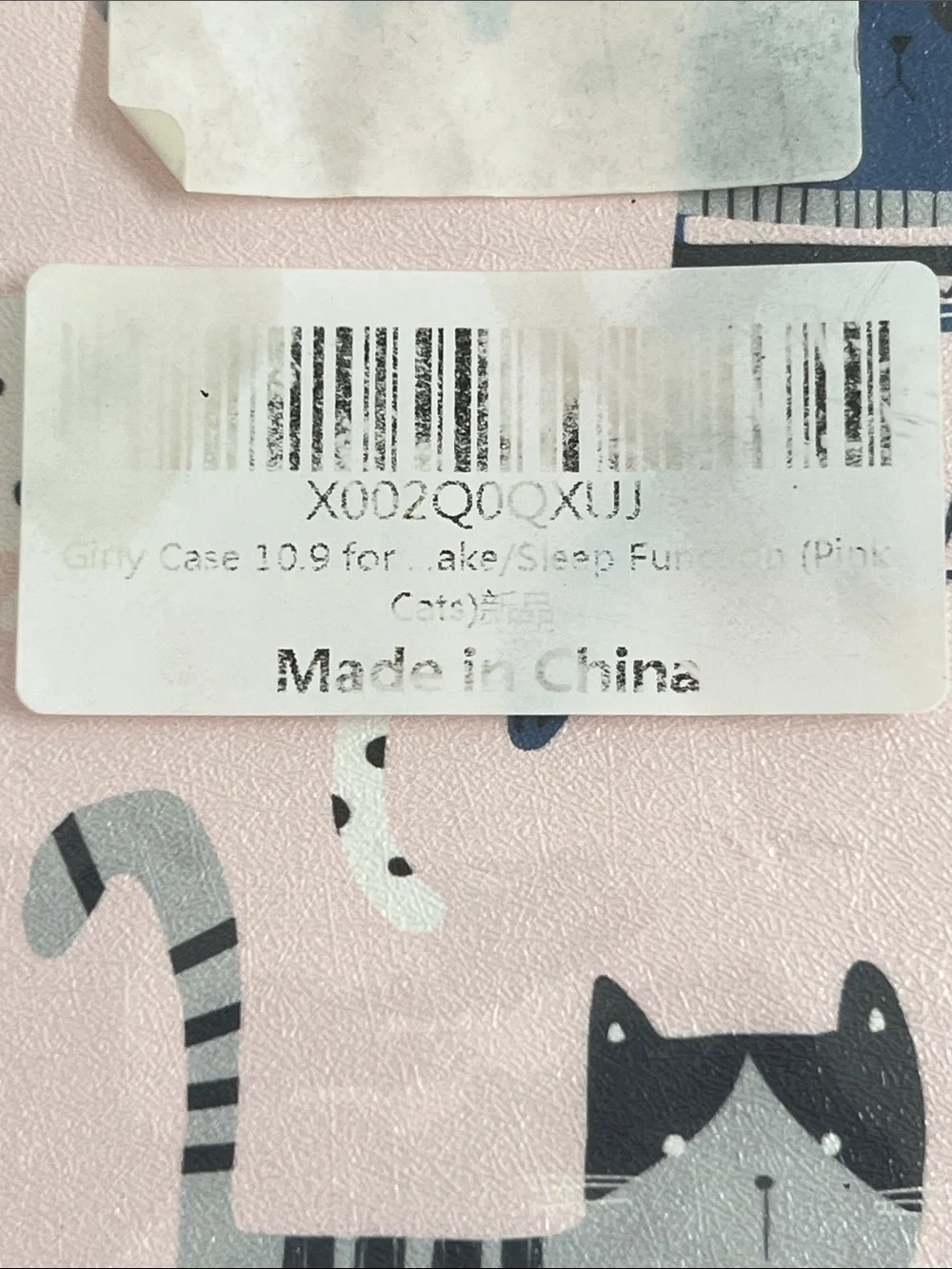 🌞 Pink Kitty Cat Print IPad or Tablet Case Protective Cover 10” x 7.5”